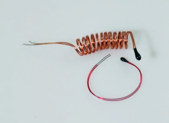 Componente eletrônico esmaltado da precisão do termistor da cola Epoxy NTC do fio de ligação