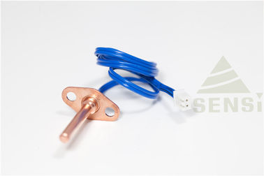 Copper Flanged NTC Temperature Probe For Dryer / Water Heater / Microwave Oven