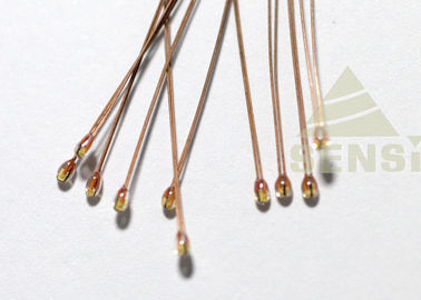 Vidro radial termistor encapsulado de NTC para a temperatura que detecta a guloseima alta