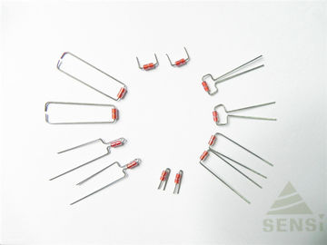 Termistor do grânulo de vidro NTC da estabilidade dobrável em várias formas para o uso múltiplo