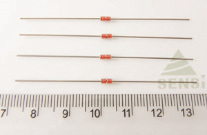 O vidro rápido da resposta selou termistores de NTC para a medida 0 da temperatura